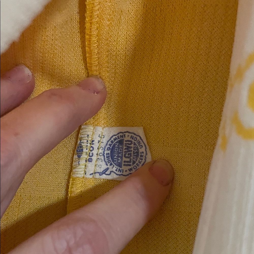 60’s Vintage L’Aiglon mod yellow and white dress and jacket L - Picture 2 of 16